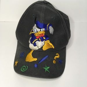 Disney World Donald Duck Grey Denim Strap Back